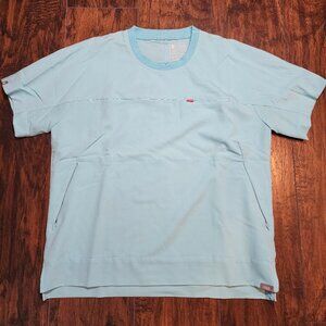 Figs Light Blue Short Sleeve Tee